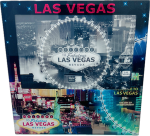 Las Vegas Strip Picture Frame - Blue