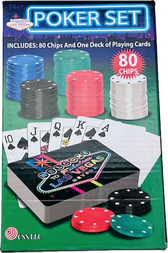 Poker Set (80 Chip Set & One Deck)