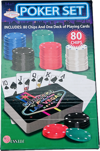 Poker Set (80 Chip Set & One Deck)