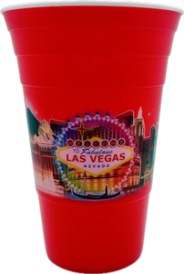 Las Vegas Landmark Plastic Cups