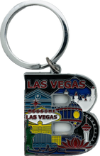 Las Vegas Landmarks Initial Keychain