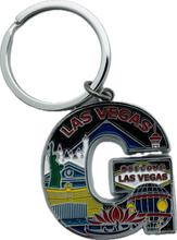 Las Vegas Landmarks Initial Keychain