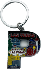 Las Vegas Landmarks Initial Keychain