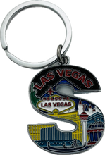 Las Vegas Landmarks Initial Keychain