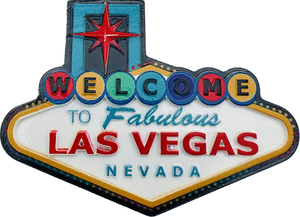 Welcome to Fabulous Las Vegas Glitter Magnet