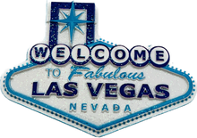 Welcome to Fabulous Las Vegas Glitter Magnet