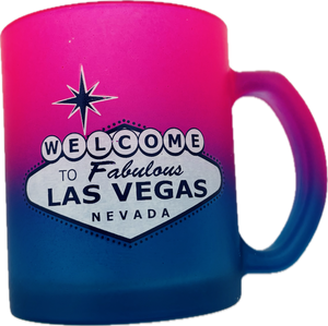 Las Vegas Welcome Sign Transparent - 11 oz - Glass Mug