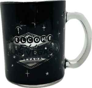 Las Vegas Welcome Sign Transparent - 11 oz - Glass Mug