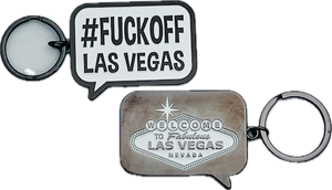 #Fuck Off Las Vegas Keychain