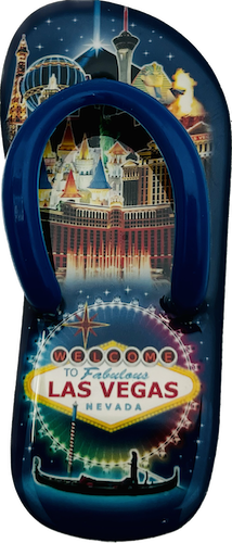 Las Vegas Flip Flop Magnet