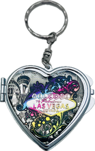 Las Vegas Love Yourself Heart Compact Key Chain