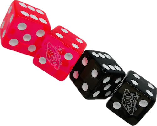 Las Vegas Sign Dice.