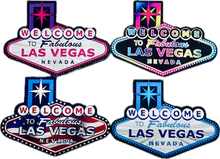 Welcome to Fabulous Las Vegas Sign Multi-Foil Magnet