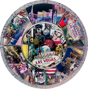 Las Vegas Gambling Commemorative Plate