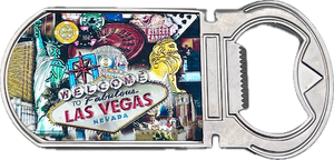 Las Vegas Icons & Games Bottle Opener