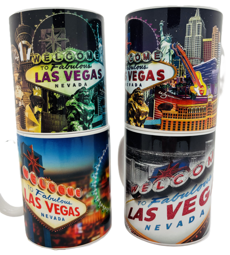 Las Vegas Welcome Sign & Skyline  Ceramic Mug