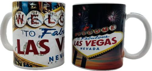 Welcome To Las Vegas Sign - 11 oz - Ceramic Mug