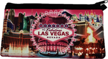 Las Vegas Landmark Coin Purse & Clutches (Pink)