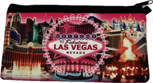 Las Vegas Landmark Coin Purse & Clutches (Pink)