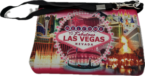 Las Vegas Landmark Coin Purse & Clutches (Pink)