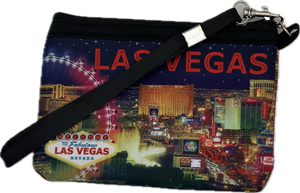 Las Vegas Landmark Coin Purse & Clutches (Black)