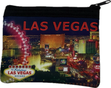 Las Vegas Landmark Coin Purse & Clutches (Black)