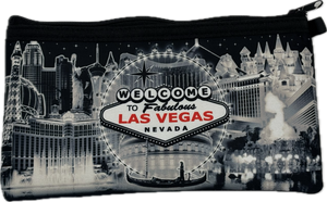 Las Vegas Landmark Coin Purse & Clutches (Monochrome)