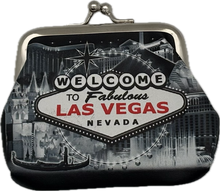 Las Vegas Landmark Coin Purse & Clutches (Monochrome)