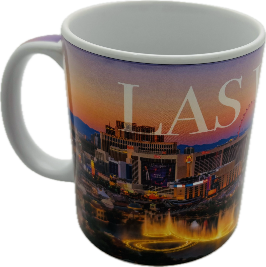 Las Vegas Sunset Skyline - 11 oz - Ceramic Mug