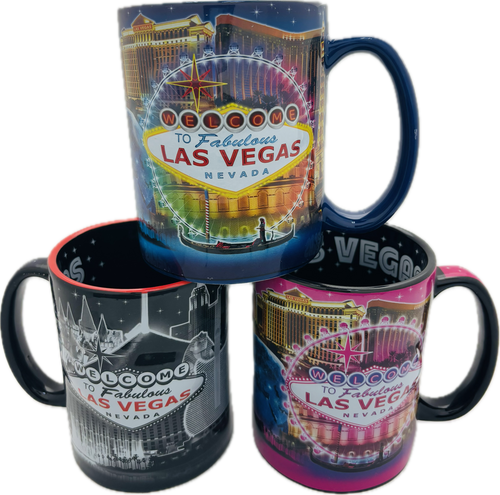 3D Las Vegas Sign 20 oz Mug