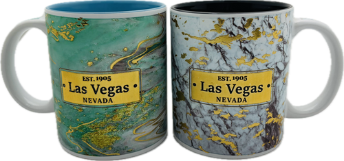 Las Vegas Stone Mug w/ FOIL Sign