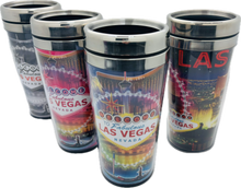 Stainless Steel Las Vegas Travel Tumbler 12 fl oz