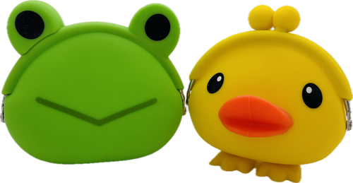 Las Vegas Cute Frog & Duck Coin Purse