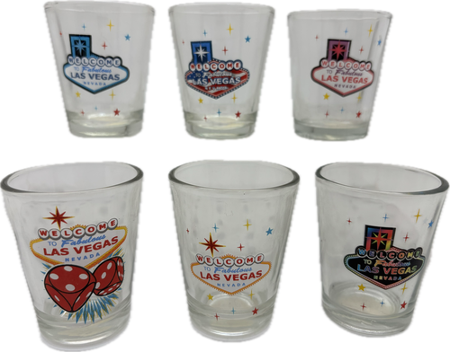 Welcome to Las Vegas Shot Glasses