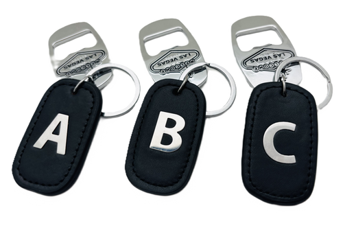 Las Vegas Welcome Sign Initial Tag Bottle Opener & Keychain