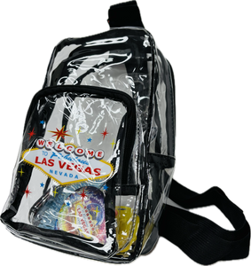 Cross BodySling Bag w/ Las Vegas Welcome Sign