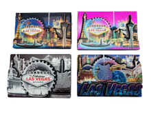 Las Vegas Landmarks 3D Multi-Foil Magnet