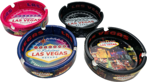Las Vegas Sign and Skyline Themed Ashtray