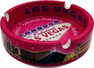 Las Vegas Sign and Skyline Themed Ashtray