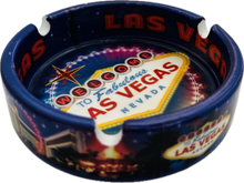 Las Vegas Sign and Skyline Themed Ashtray