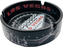 Las Vegas Sign and Skyline Themed Ashtray