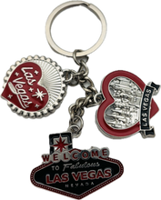 Love las Vegas Charm Keychain