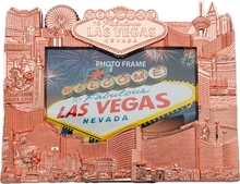 Las Vegas 3D Metal Picture Frames