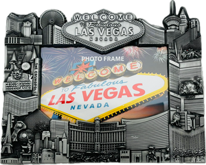 Las Vegas 3D Metal Picture Frames