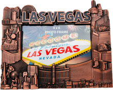 Las Vegas 3D Metal Picture Frames