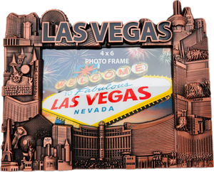 Las Vegas 3D Metal Picture Frames