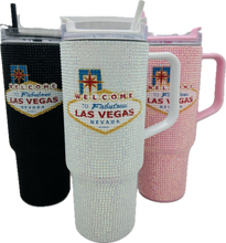 Blinged Out Las Vegas Tumbler – Vegas Sign with Iconic Stanley Design