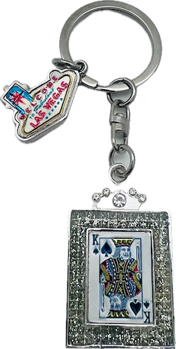 Las Vegas King of Bling Key Chain