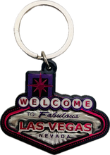 Las Vegas Sign 3D Foil Design Keychain