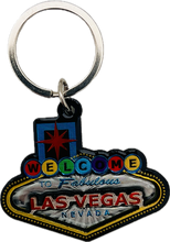 Las Vegas Sign 3D Foil Design Keychain